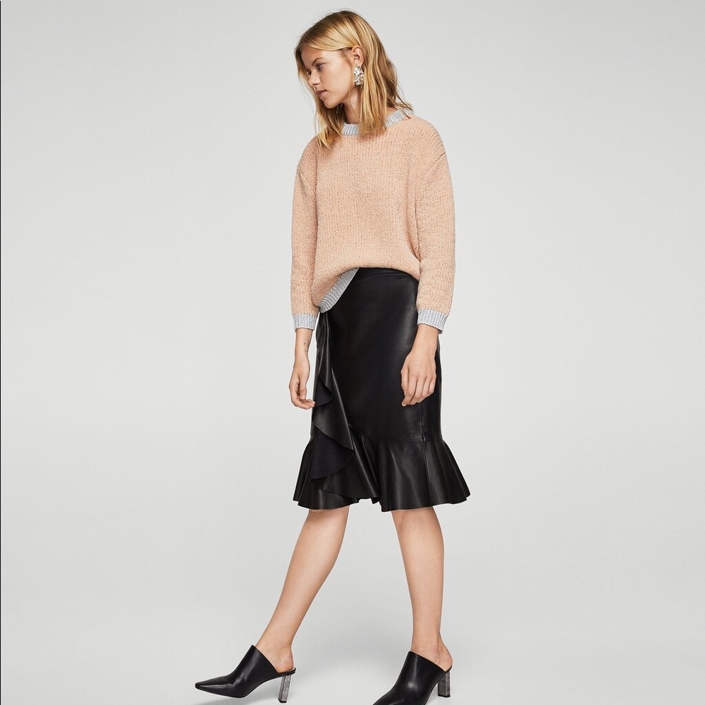 Mango metallic finish sweater - Picture 1 of 5